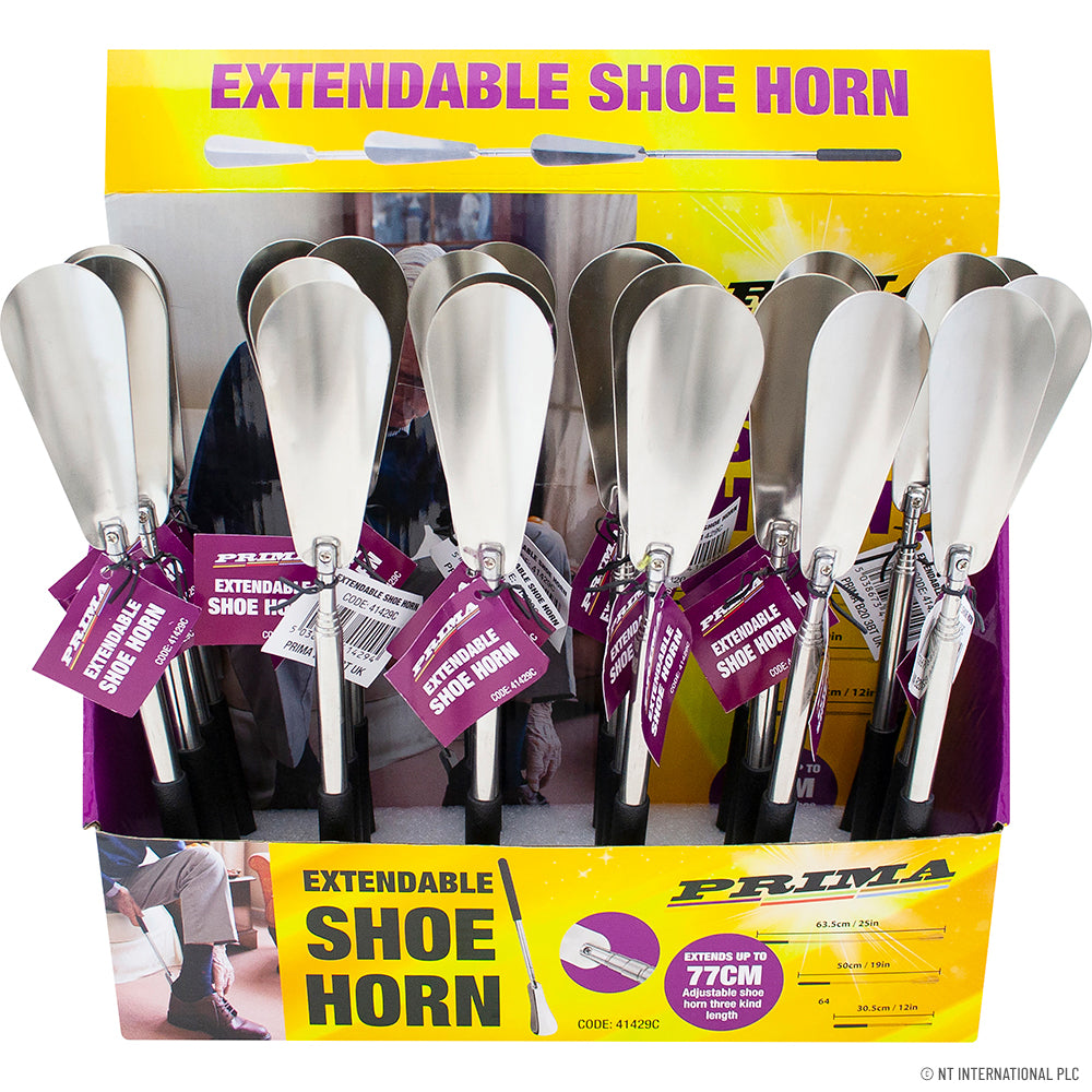 77cm Extendable Shoe Horn - Display Box