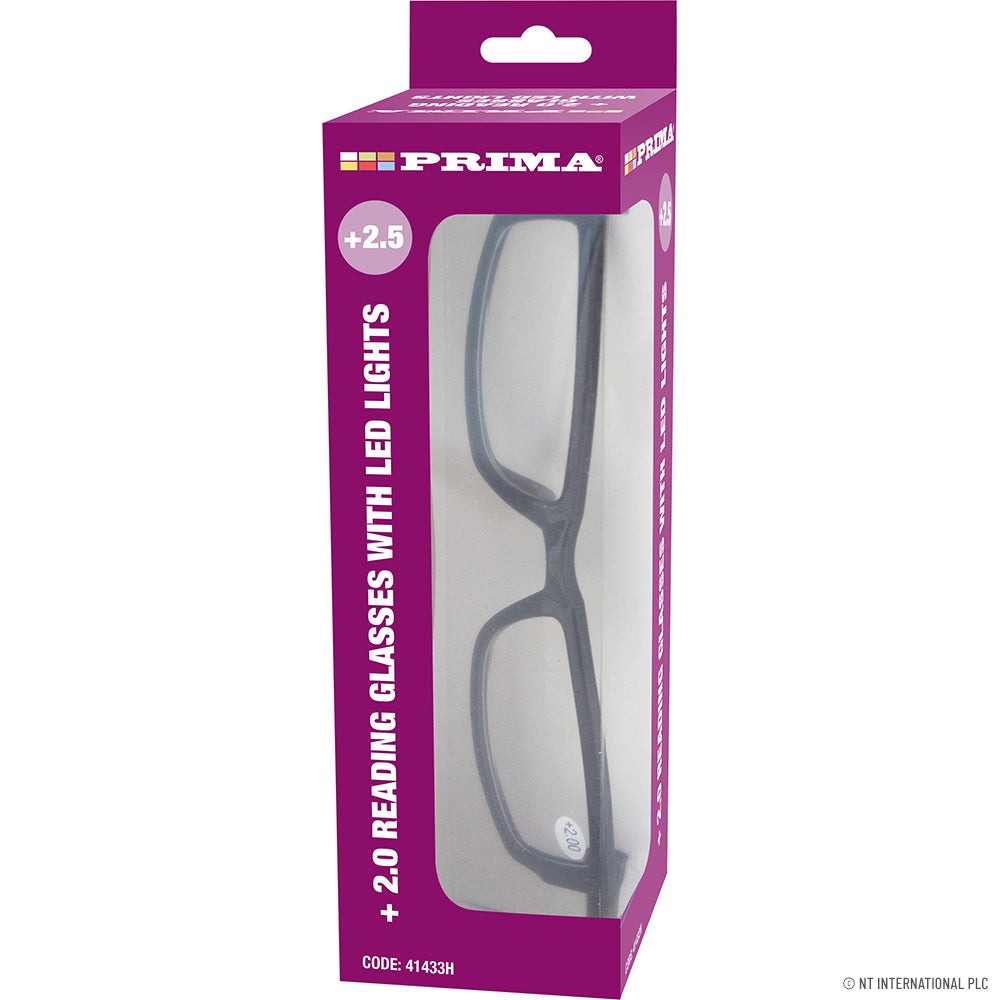 Peak Kit Reading Glasses LED Lighting + 2.5 - Peak Kit