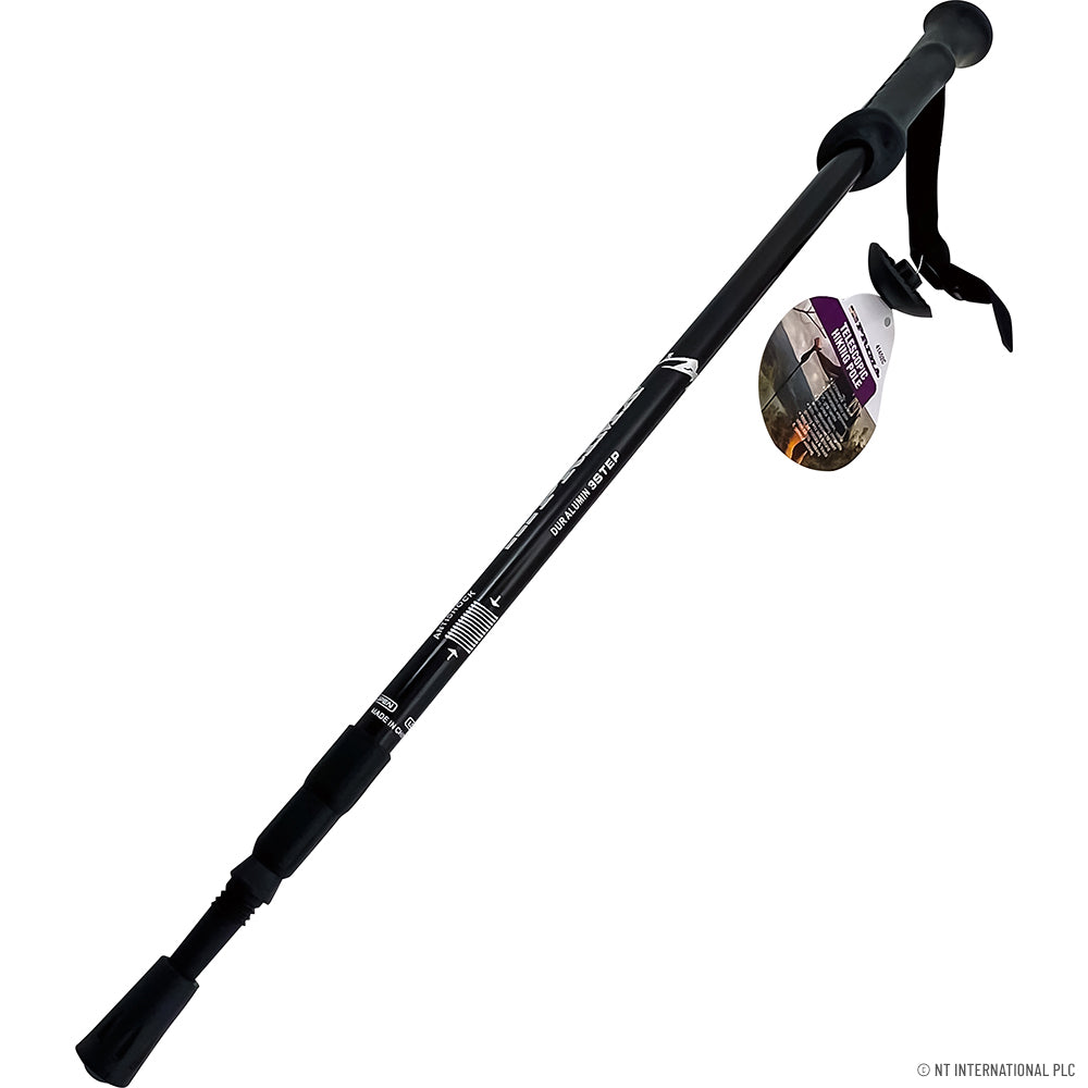 Telescopic Hiking Pole - Black