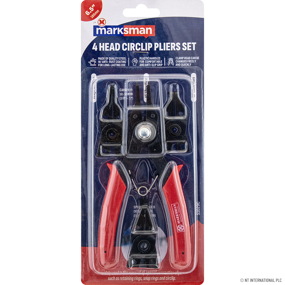 4-in-1 Cirlip Plier Set ( 4 Head )