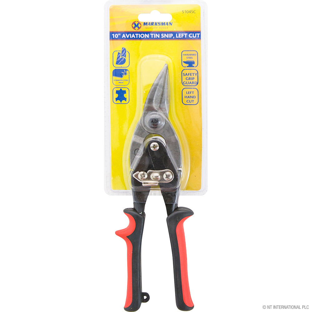 10" (25cm) Aviation Tin Snip - Left