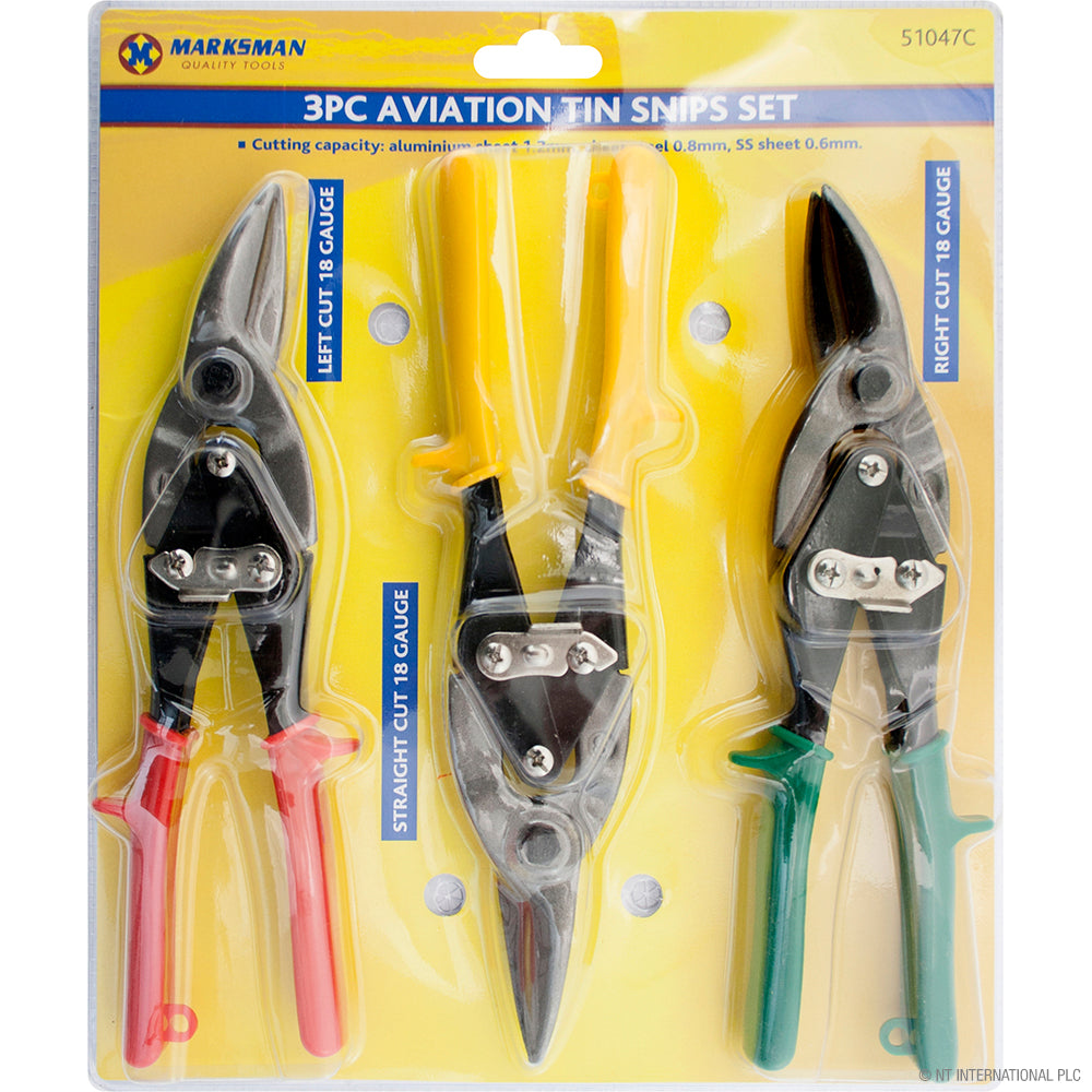 3pc Aviation Snip - Straight, Left, Right