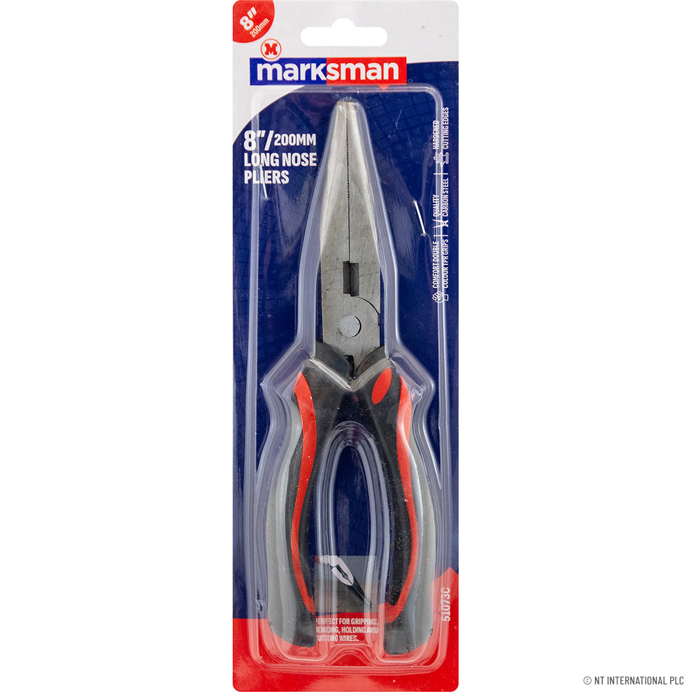 8" Long Nose Plier ( Black/Yellow )