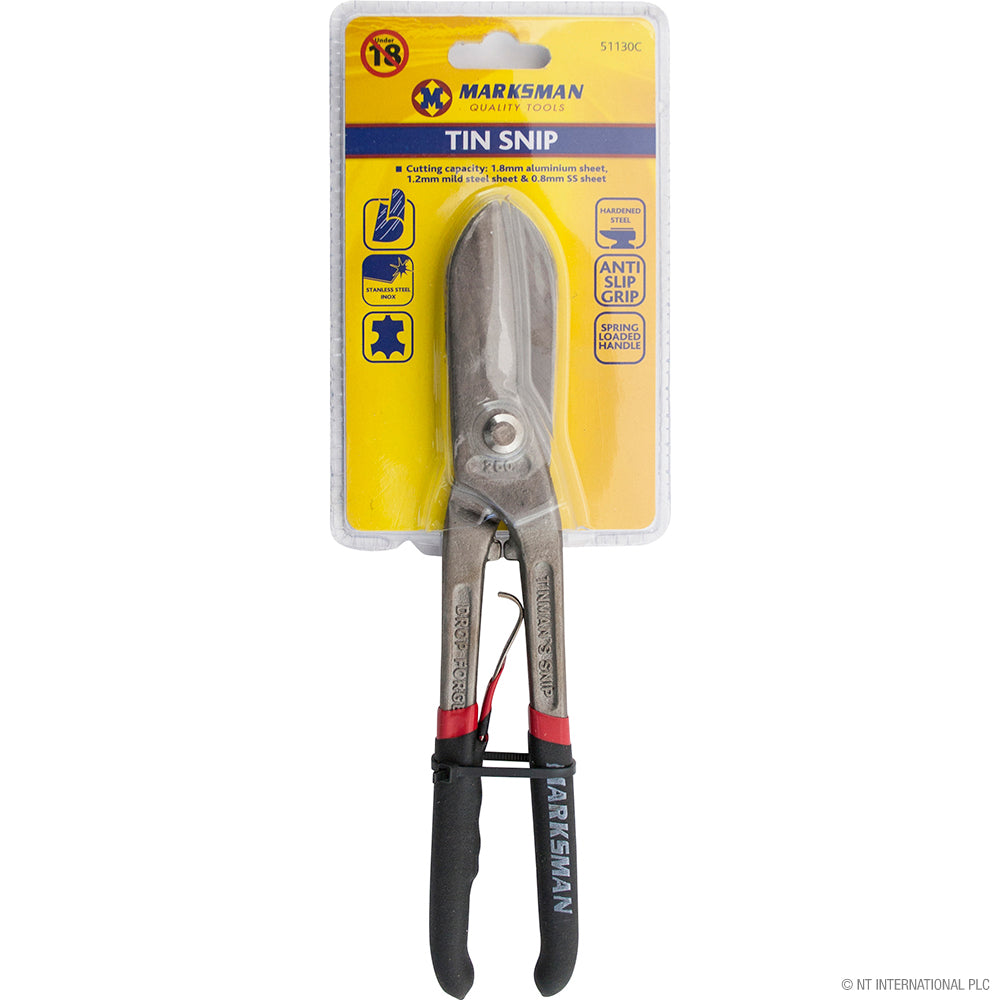 10'' (25cm) Tin Snip - Anti Slip Grip