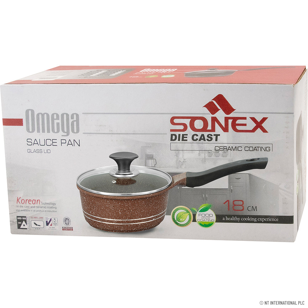 18cm Saucepan With Induction Die Cast - Choco