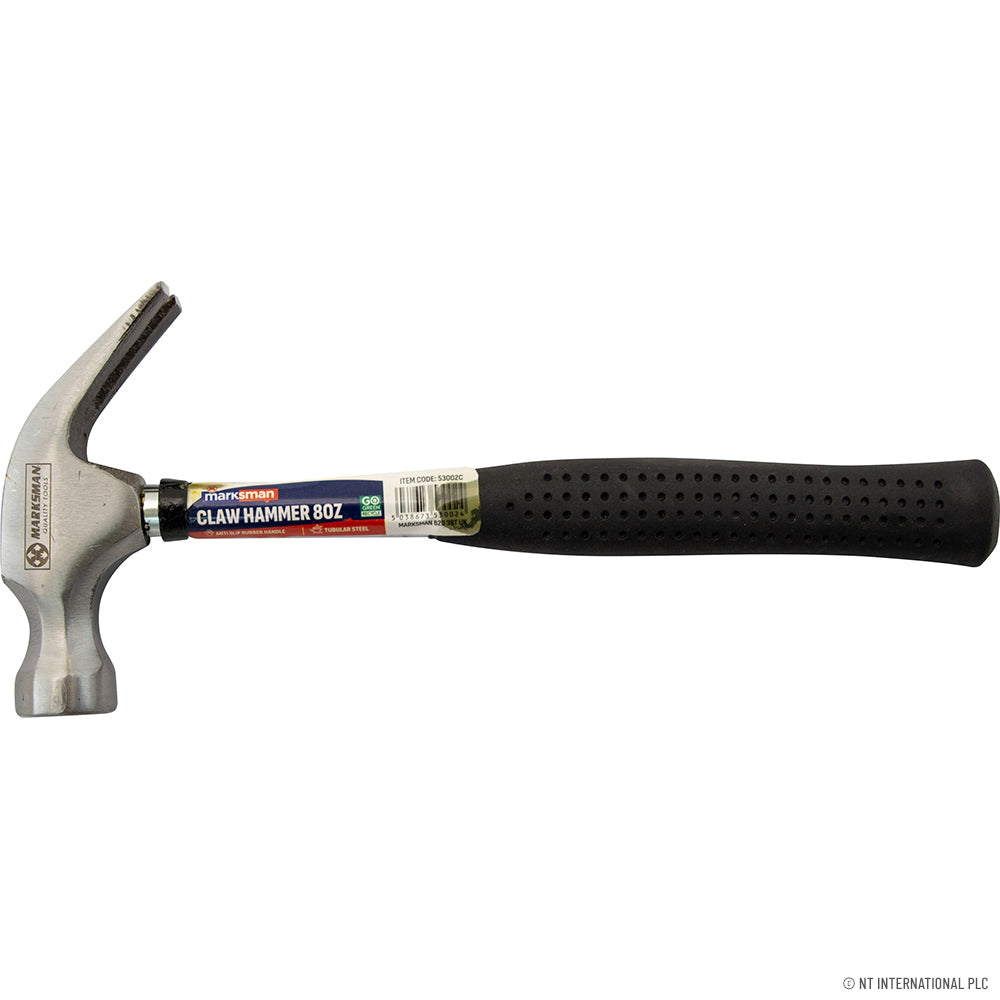 8oz Claw Hammer Tubular Handle