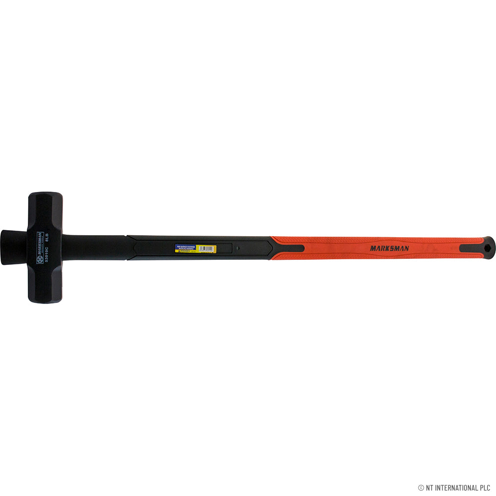 Peak Kit 8lb Sledge Hammer - Fiberglass Handle - Peak Kit