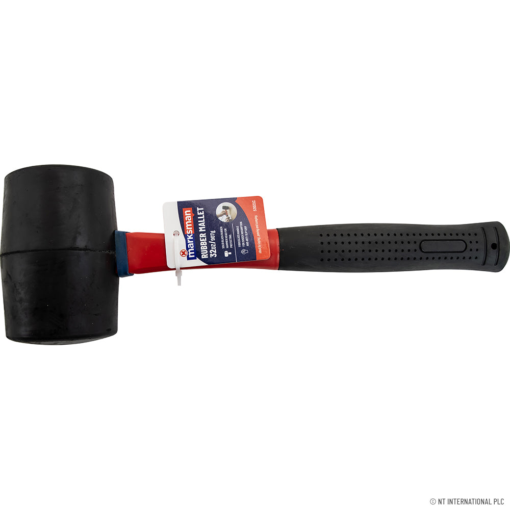 8oz Rubber Mallet - Fiberglass Handle
