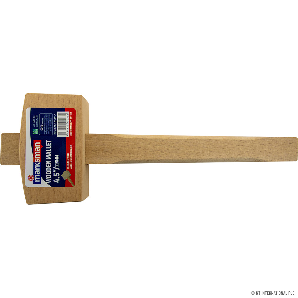 4.5" (11.5cm) Wood Mallet - Hammer