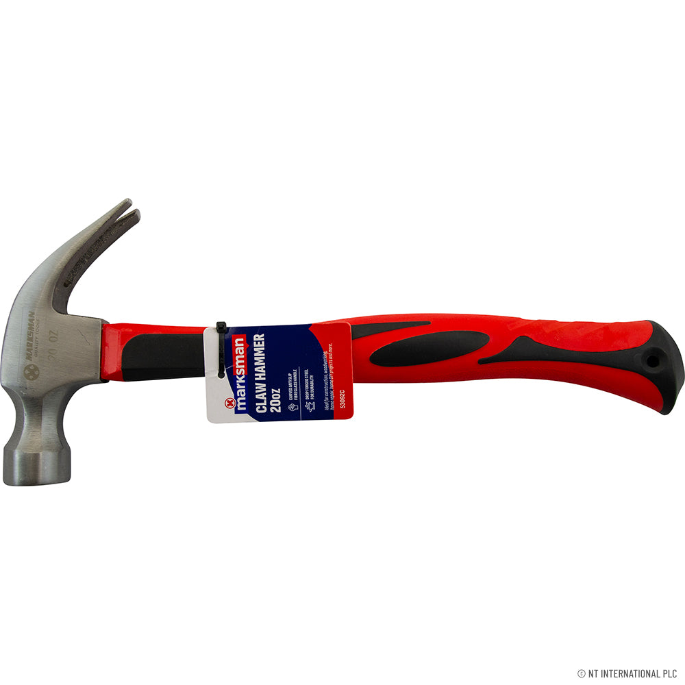 8oz Claw Hammer - Fibreglass Handle