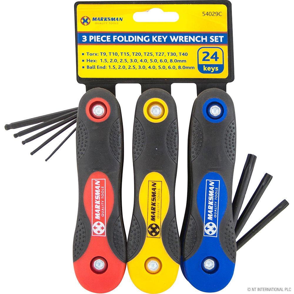 Peak Kit 3pc/Set - 8pc Folding Key Wrench Set - Peak Kit