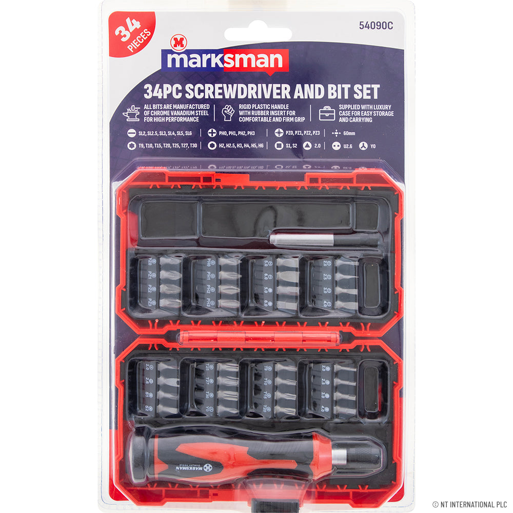 34pc Premium Bit Set / Assortment