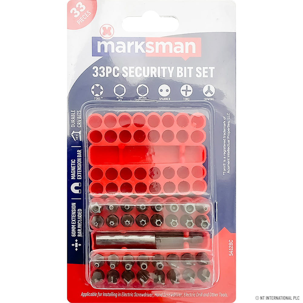 Peak Kit 33pc 25mm Security Bit Set - Peak Kit