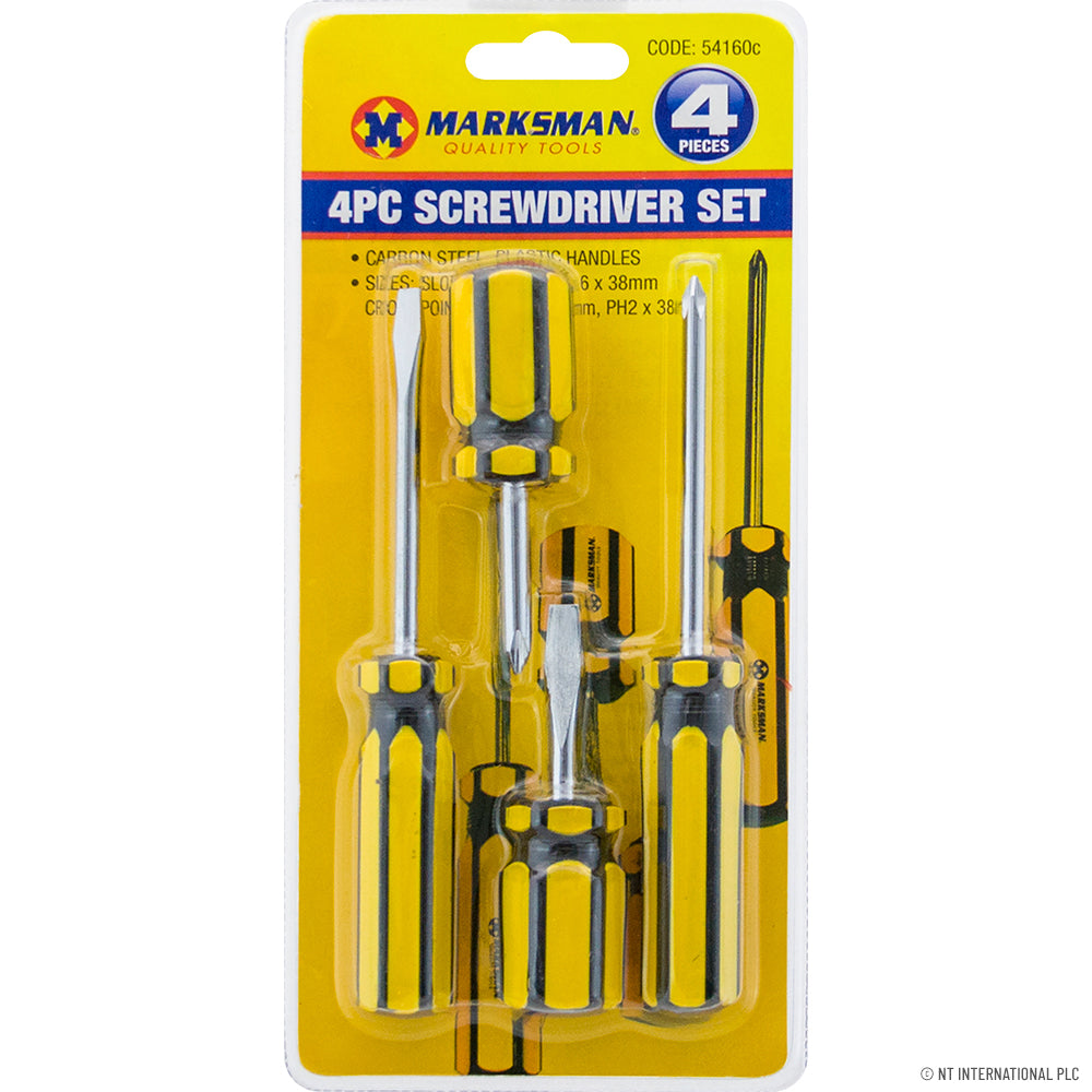 5pc Screwdriver Set - Black/Red