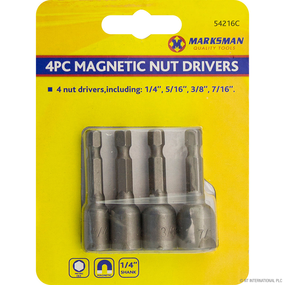Peak Kit 4pc Magnetic Nut Drivers - Peak Kit