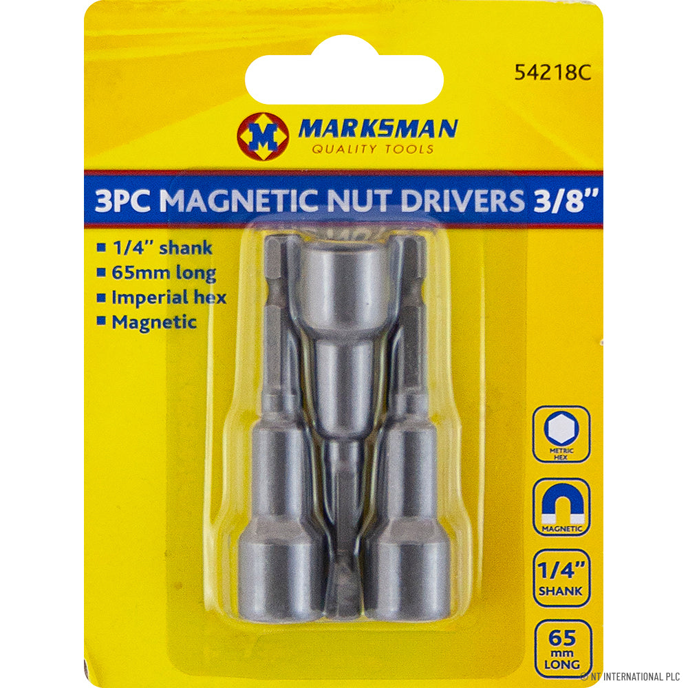 Peak Kit 3pc 3/8" Magnetic Nut Drivers - Peak Kit
