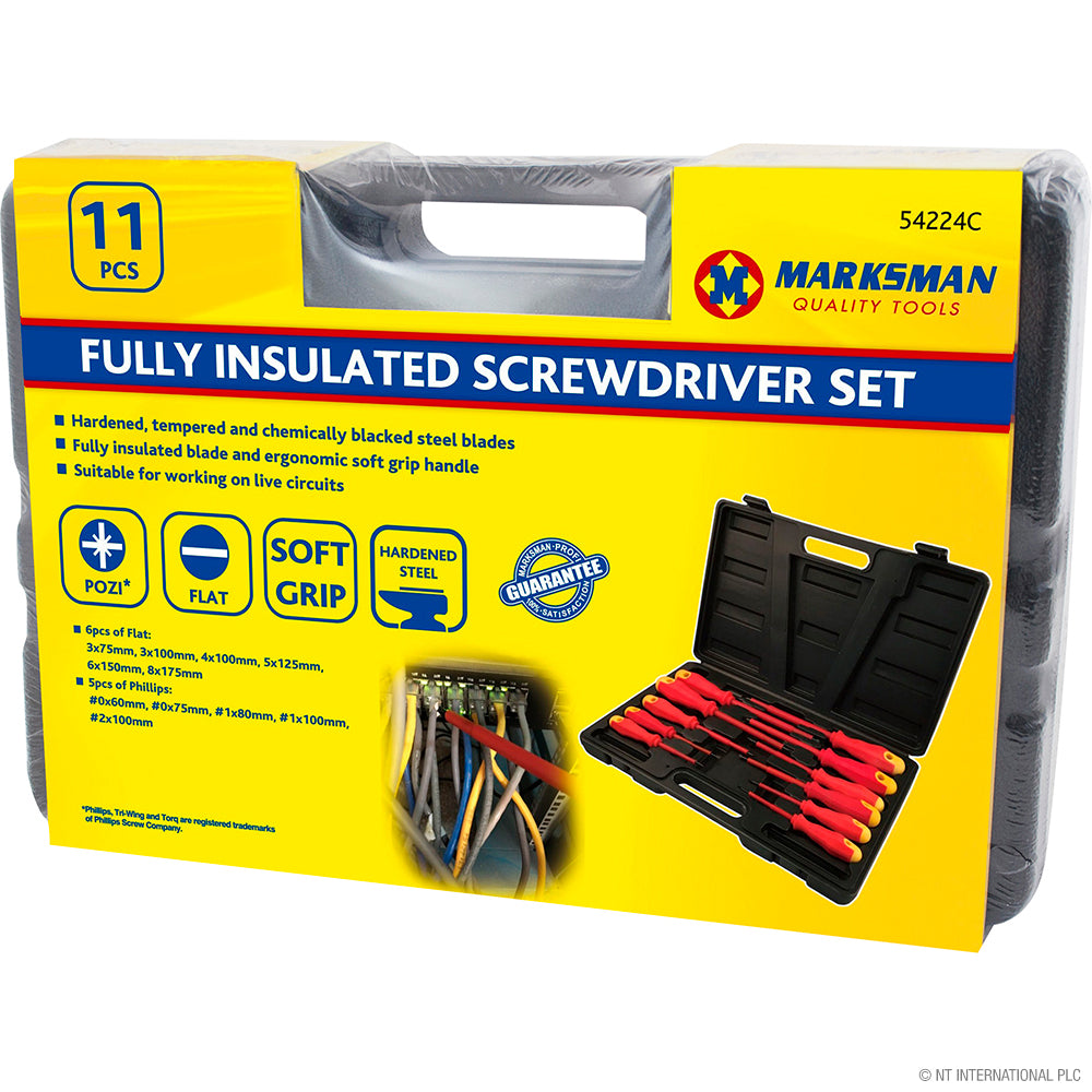 Peak Kit 11pc Fully Insulated Screwdriver Set - Peak Kit