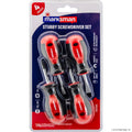4pc Stubby Screwdriver Set
