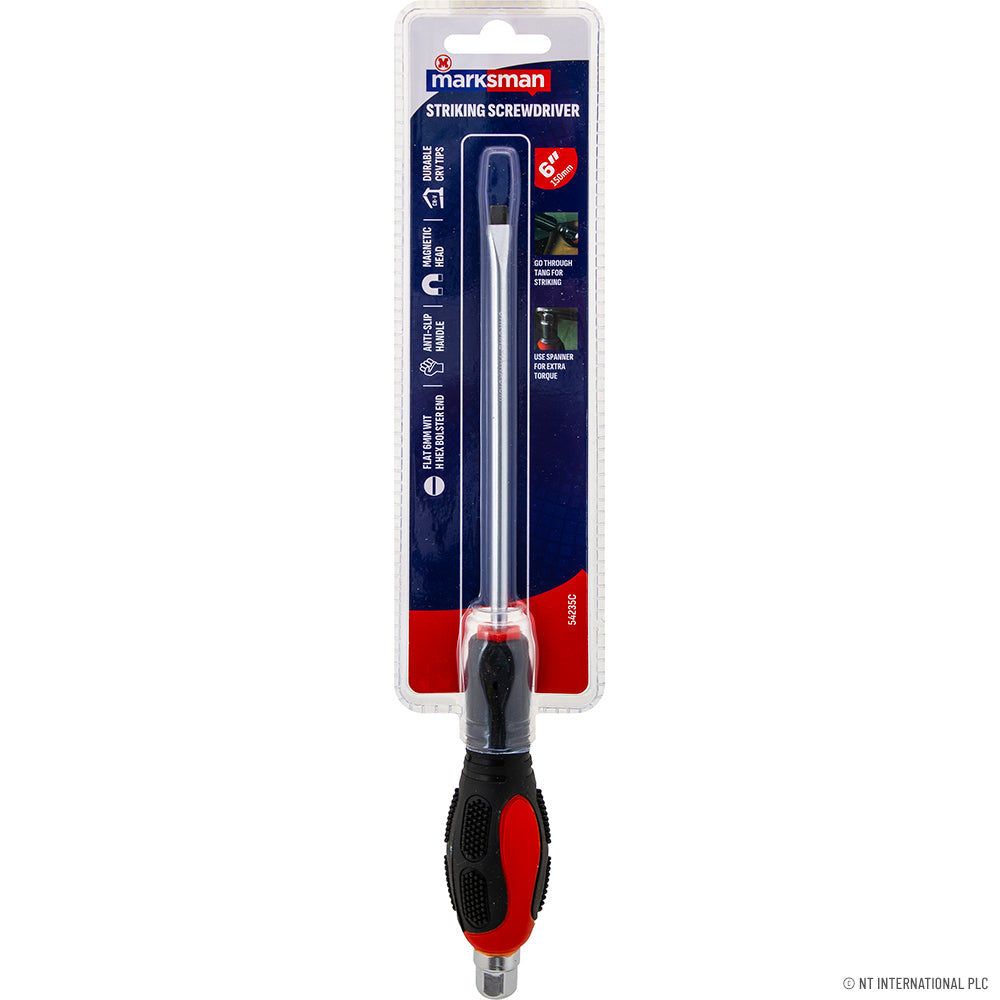 6" Striking Screwdriver 150mm - Flat