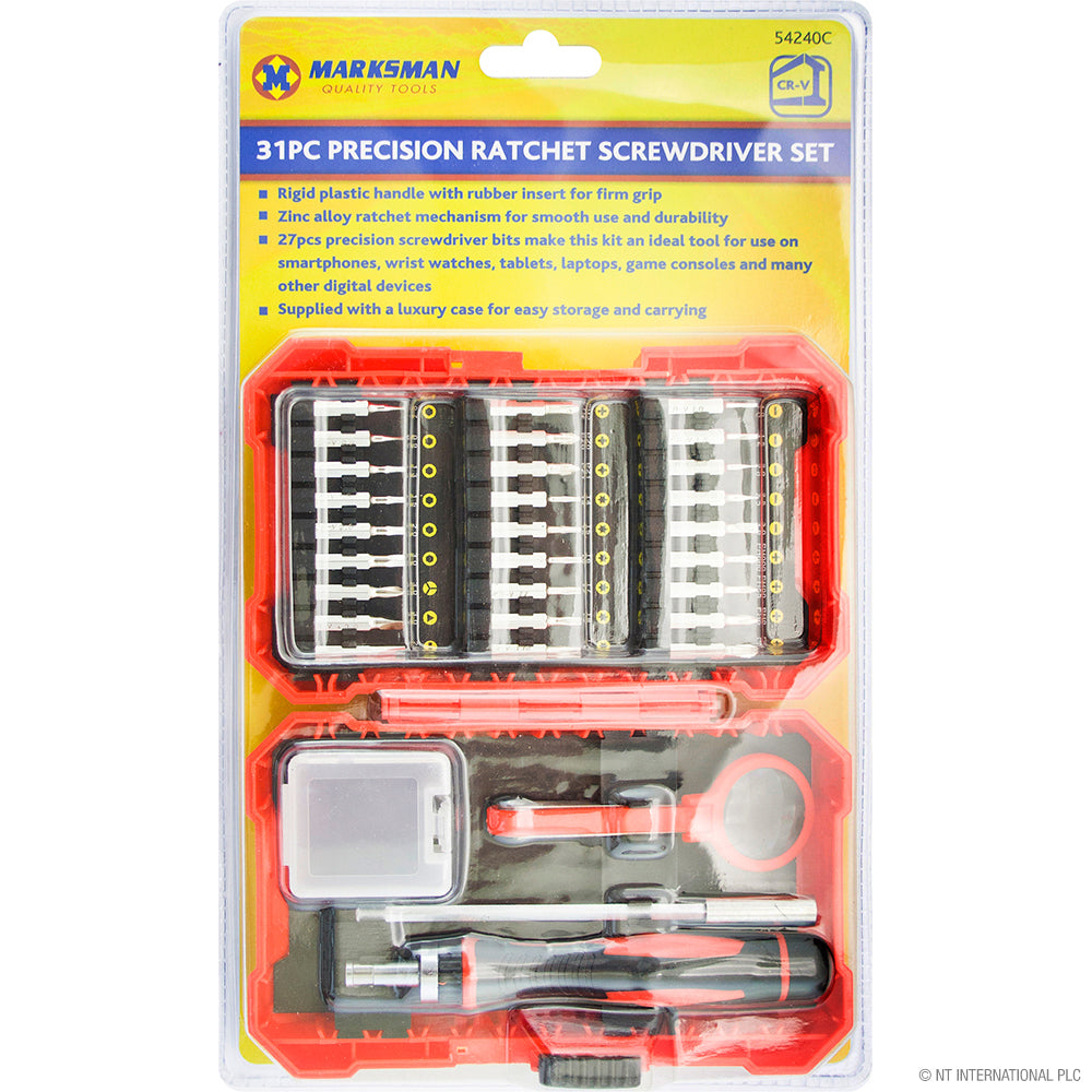 Peak Kit 31pc Precision Ratchet Screwdriver Set - Peak Kit
