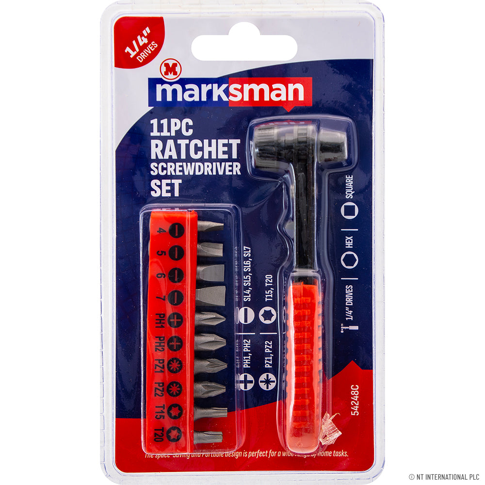 Peak Kit 11pc Ratchet Screwdriver Set - Peak Kit