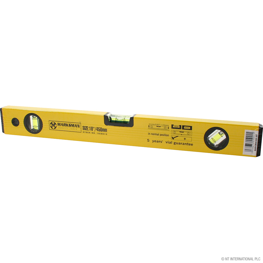 18" / 45cm x 1.2mm Spirit Level - Curved