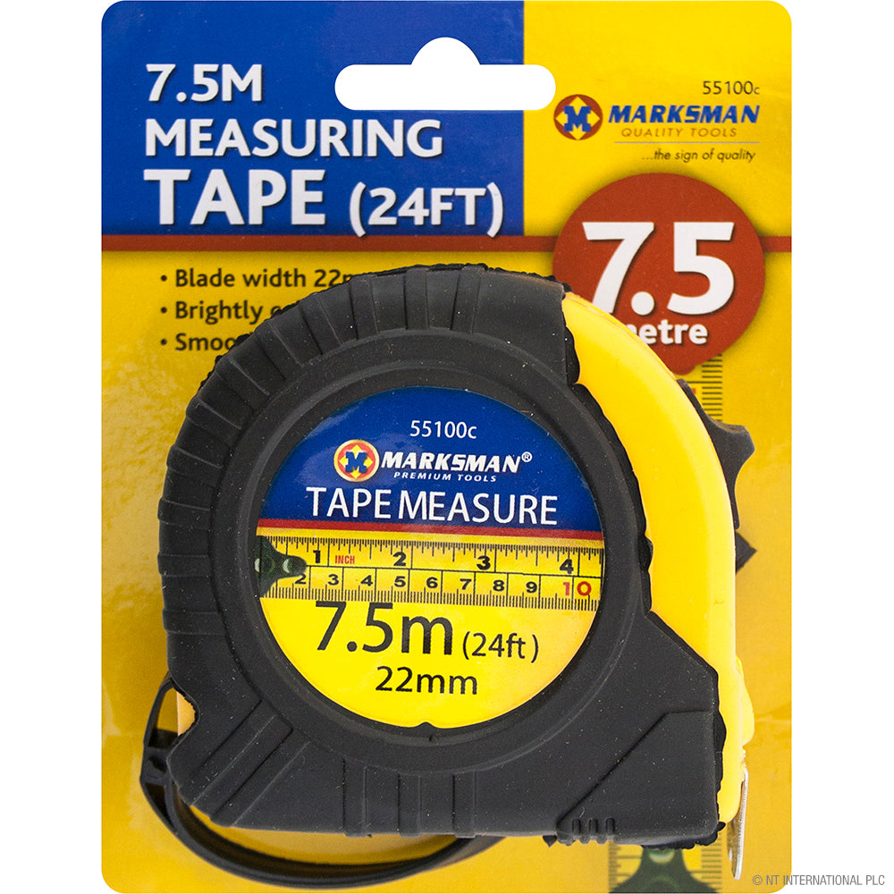 5m Measuring Tape - Yellow / Black