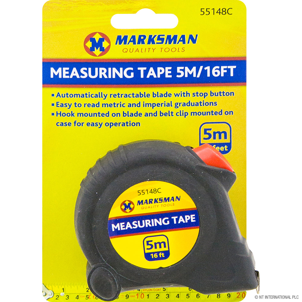 3M Tape Measure - Black / Red