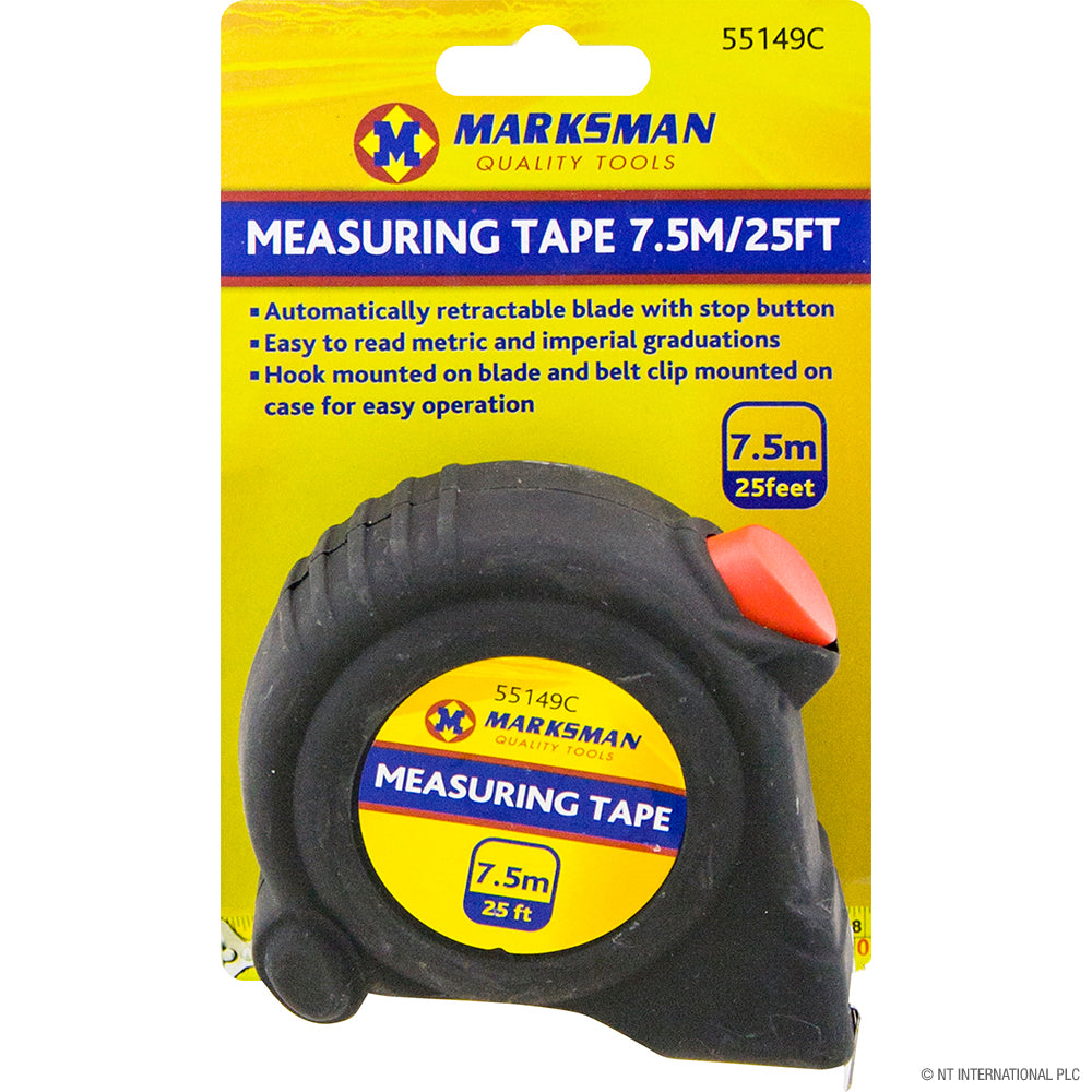3M Tape Measure - Black / Red