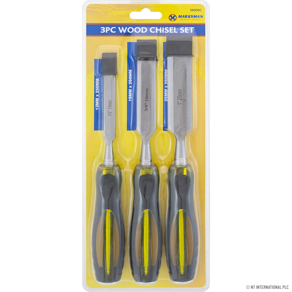 Peak Kit 3pc Wood Chisel Set - 13/19/25mm - Peak Kit