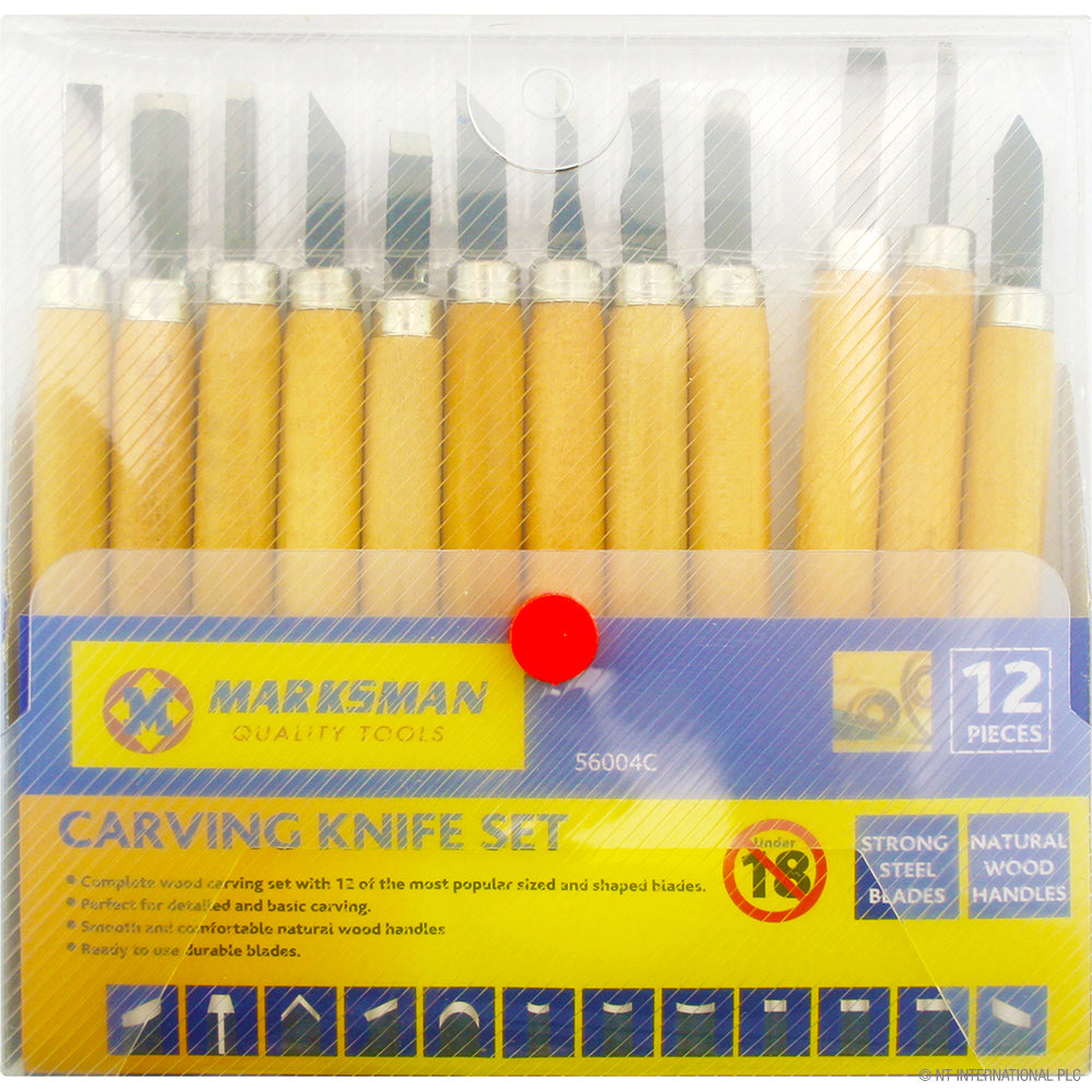 6pc Wood Carving Knife Set