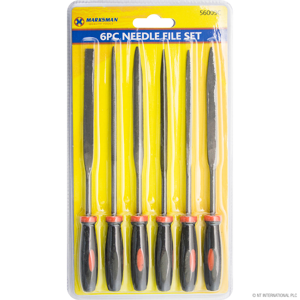 6pc Needle File Set - Blister