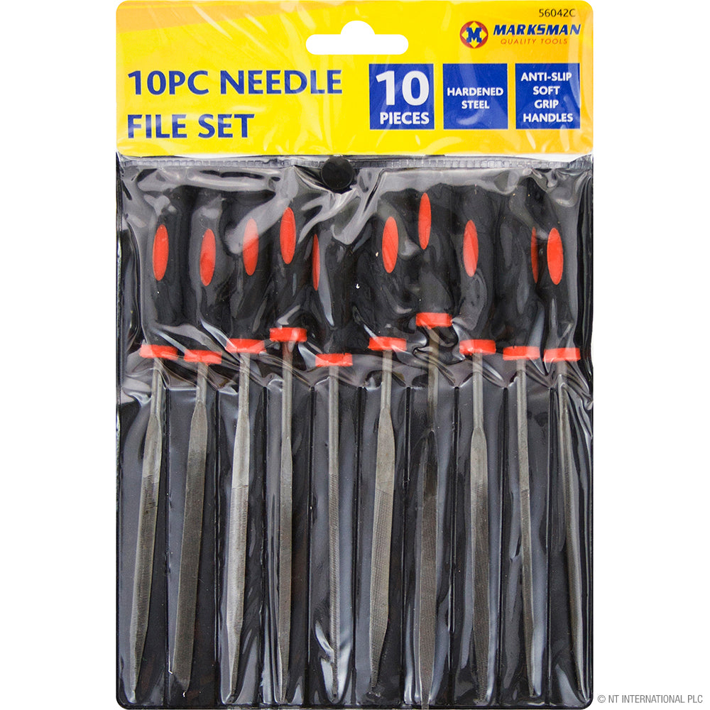 10pc Needle File Set - In Pouch
