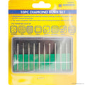 10pc Diamond Burr Set