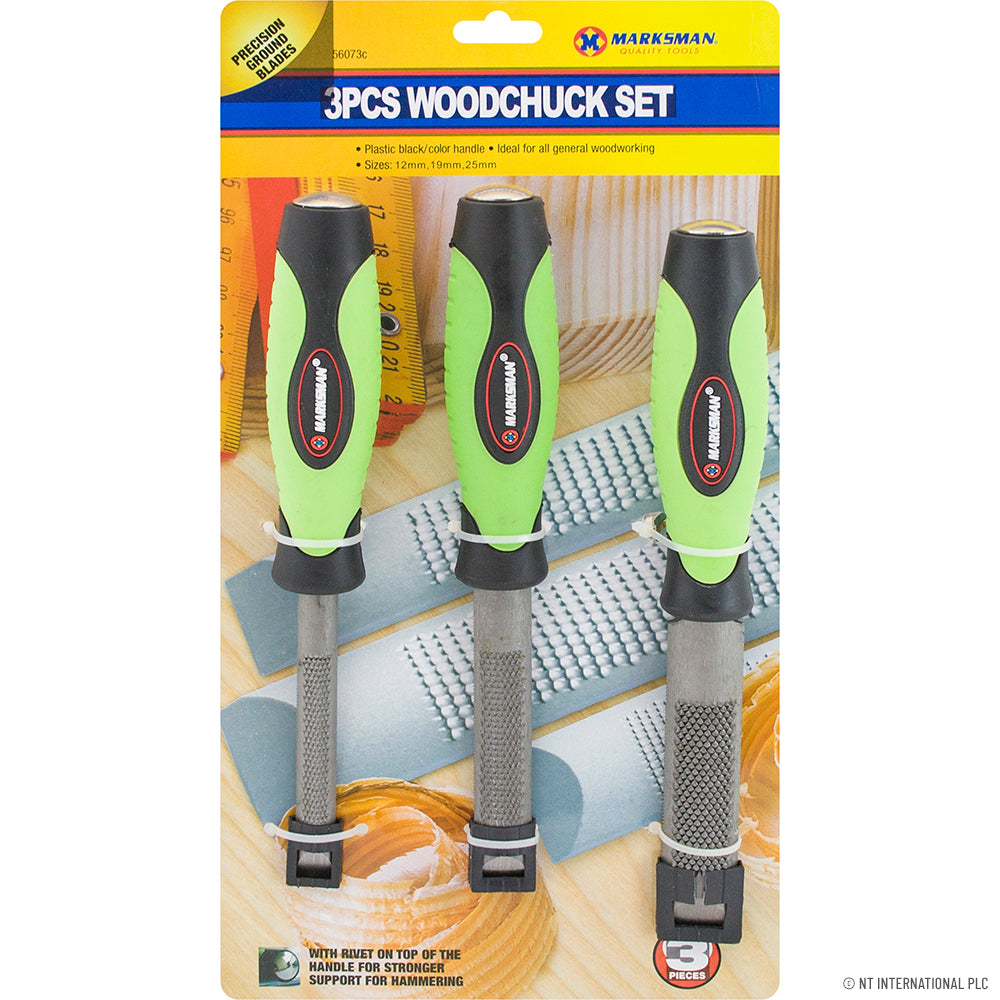 Peak Kit 3pc Woodchuck / Chisel Set 12 / 19 / 25mm - Peak Kit