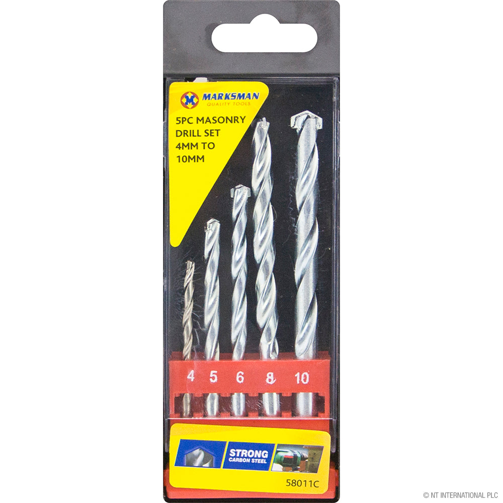 Peak Kit 5pc Masonry Drill Set 4-5-6-8-10mm - Peak Kit