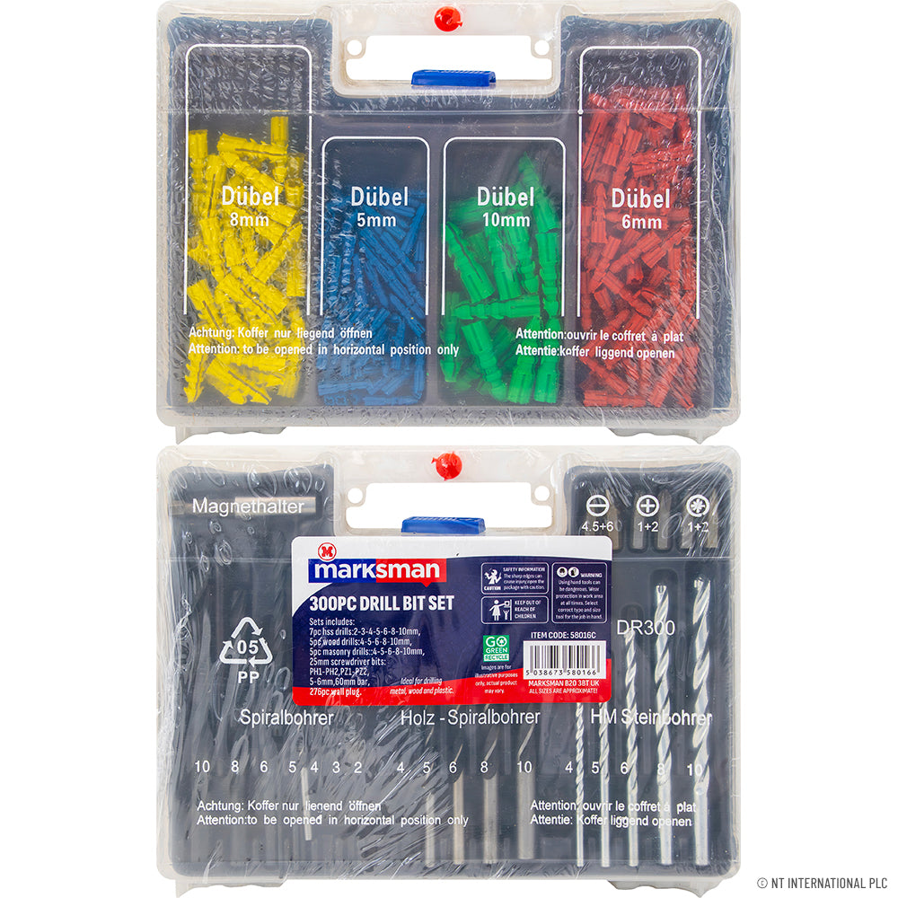 300pc Drill Bit Set - Blowcase