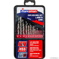 25pc HSS Drill Set - 1.0mm to 13mm