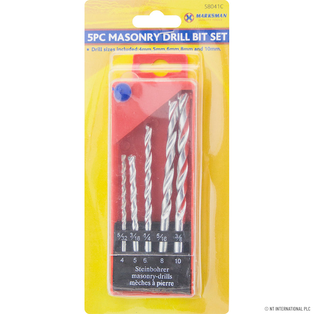 Peak Kit 5pc Masonry Drill Bit Set - Peak Kit