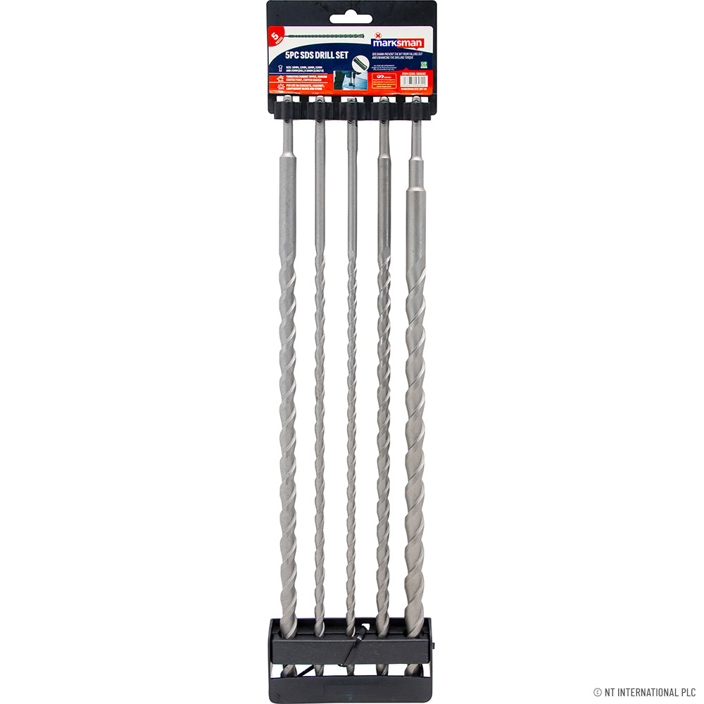 5pc SDS Drill Bit Set - 600mm