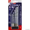 5pc 1/4'' Masonry Drill Set