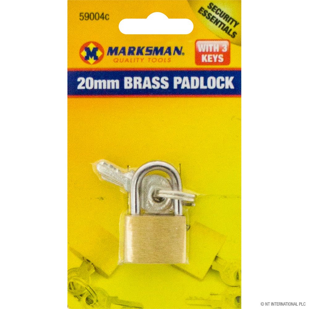Peak Kit 20mm Brass Padlock - Single - Peak Kit