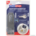 4.5"/11cm Heavy Duty Hasp & Disc Padlock