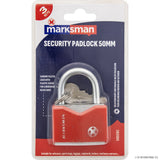 20mm Iron Security Padlock - Red