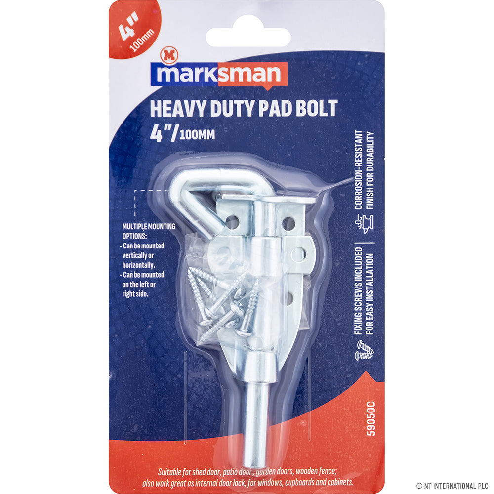 4" / 10cm Heavy Duty Pad Bolt