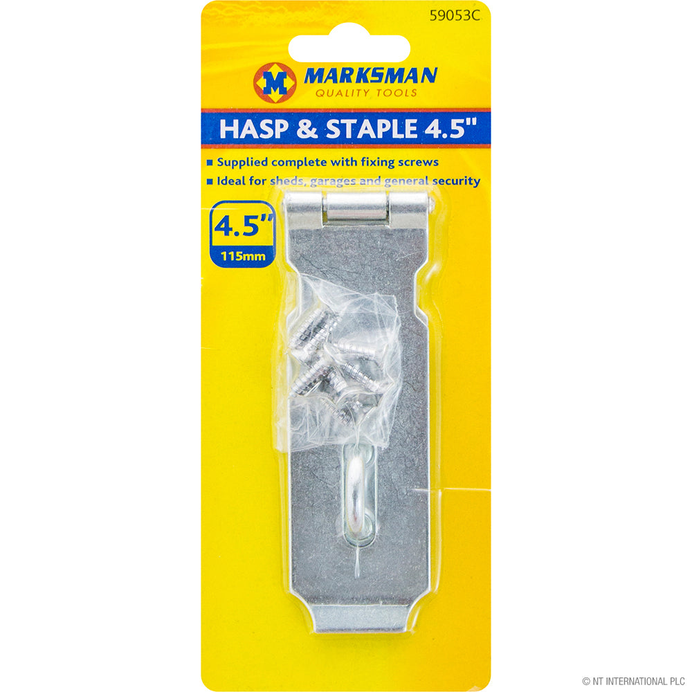 4.5"/11cm Hasp & Staple Lock