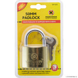25mm Brass Coated Padlock - Single