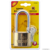 32mm Long Beam Padlock - Brass Coated