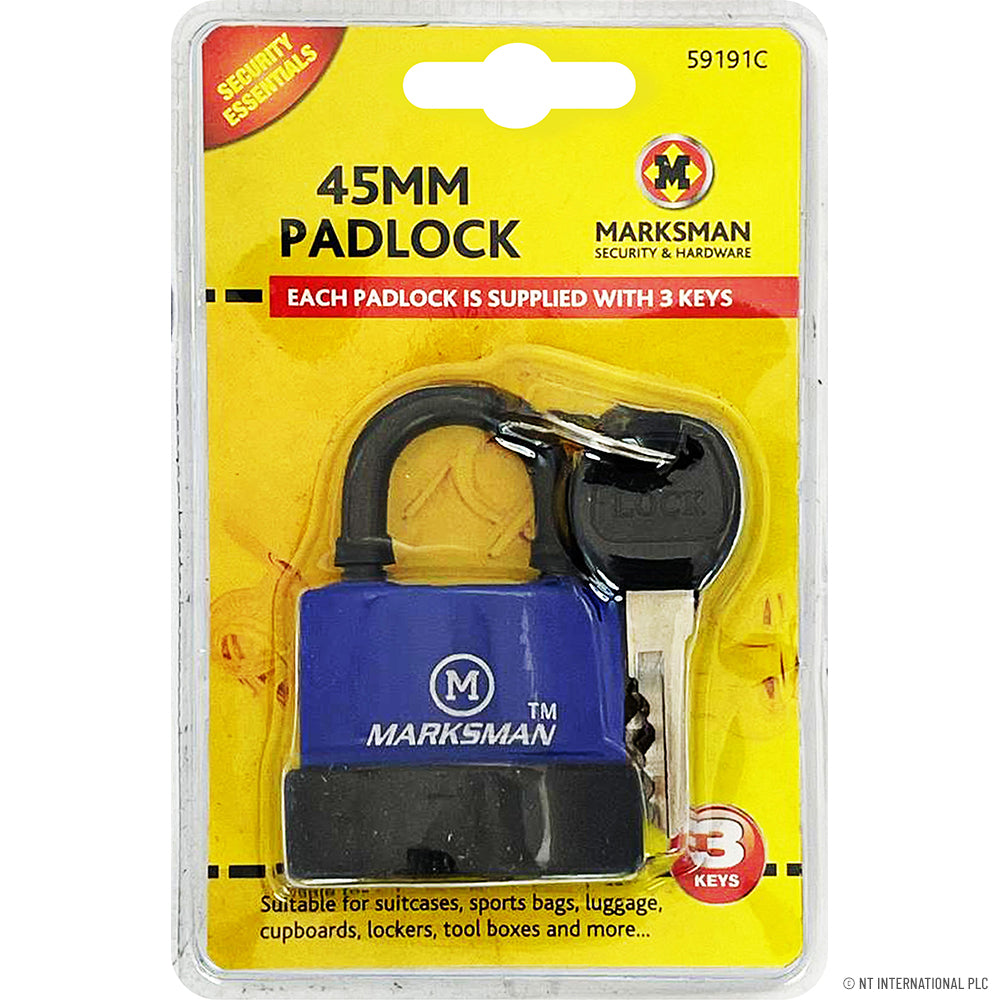 Peak Kit 45mm Waterproof Padlock - Blue - Peak Kit