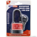 45mm Long Beam Waterproof Padlock - Blue